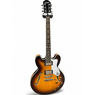 Used Xaviere xv2000  2 Color Sunburst Hollow Body Electric Guitar