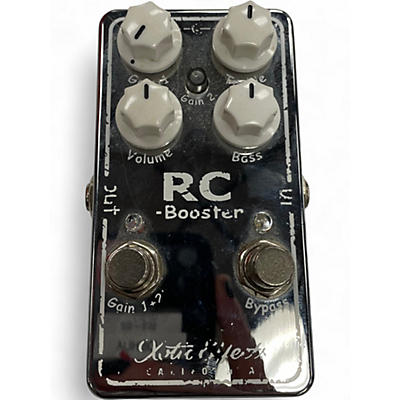 Used Xotic RC Booster V2 Chrome Effect Pedal