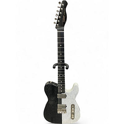 Used Xotic XTC-3 Black and White Solid Body Electric Guitar