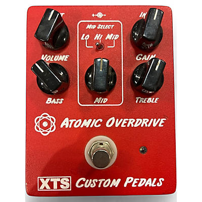Used Xts Custom Pedals Atomic Overdrive Effect Pedal