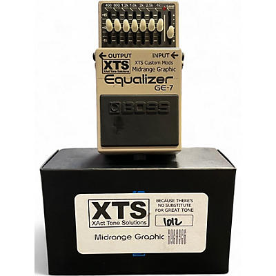 Used Xts Xact Tone Solutions "Midrange Graphic" Modded GE-7 Pedal