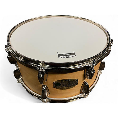 Used Yamaha 13X6.5 Steve Jordan Snare Natural Drum Natural 197