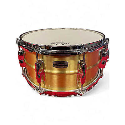 Used Yamaha 13in RECORDING CUSTOM SNARE BRASS Drum