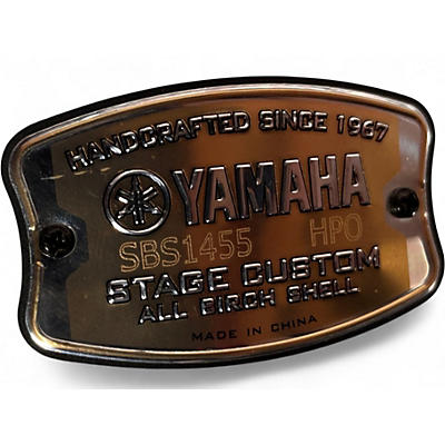 Used Yamaha 14X5 Stage Custom Snare Alpine White Drum