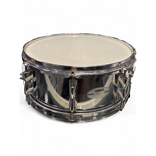 Used Yamaha 14X5.5 Absolute Snare Silver Drum Silver 211