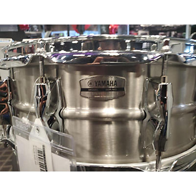 Yamaha Used Yamaha 14X5.5 Recording Custom Snare Drum Stainless Steel