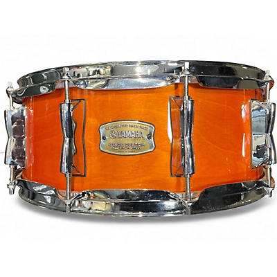 Used Yamaha 14X5.5 Stage Custom Snare HONEY AMBER Drum