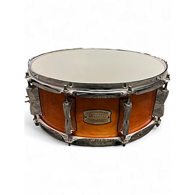 Used Yamaha 14X5.5 Stage Custom Snare Honey Amber Drum