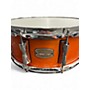Used Yamaha 14X5.5 Stage Custom Snare Orange Drum Orange 211