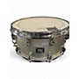 Used Yamaha 14X6.5 Oak Custom Snare Silver Sparkle Drum Silver Sparkle 213