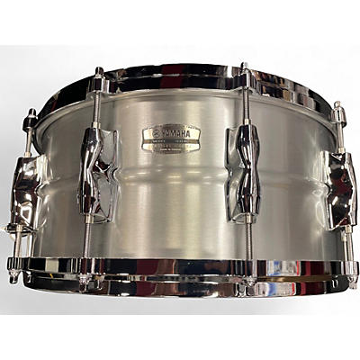 Used Yamaha 14X6.5 Recording Custom Snare Brushed Aluminum Drum