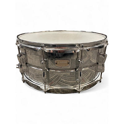 Used Yamaha 14X6.5 Stage Custom Snare Chrome Silver Drum