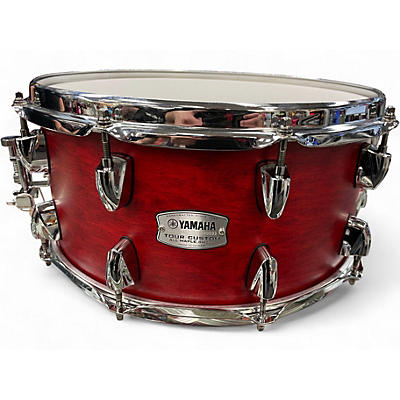 Used Yamaha 14X6.5 TOUR CUSTOM SNARE CANDY APPLE SATIN Drum