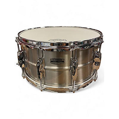 Used Yamaha 14X7 Recording Custom Snare Stainless Steel Drum