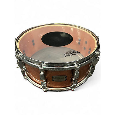 Used Yamaha 14in ABSOLUTE HYBRID MAPLE SNARE PINK CHAMPAGNE Drum