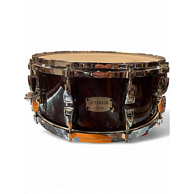 Used Yamaha 14in AMS-1460 Absolute Hybrid Maple  Classic Walnut Drum