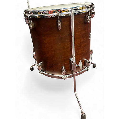 Used Yamaha 14in FLOOR TOM CHOCLATE SATIN Drum CHOCLATE SATIN 33
