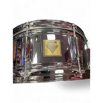 Used Yamaha 14in POWER V Chrome Silver Drum