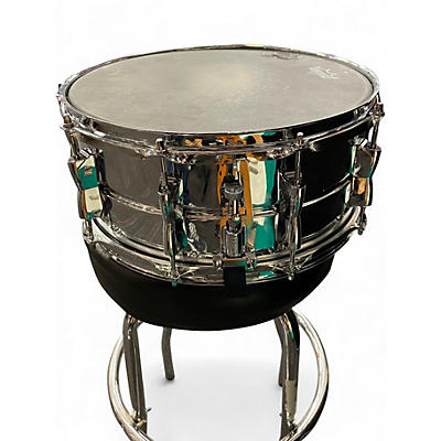 Used Yamaha 14in SSS-1465 Metallic Silver Drum