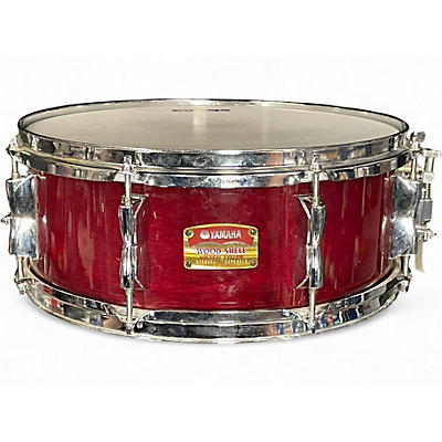 Used Yamaha 14in Wood Shell Red Drum