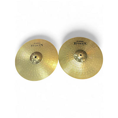 Used Yamaha 14in rydeen pair Cymbal