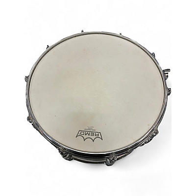 Used Yamaha 14in snare SILVER Drum