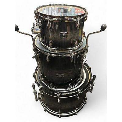 Yamaha Used Yamaha 3 Piece Live Custom BLACK SHADOWBURST Drum Kit