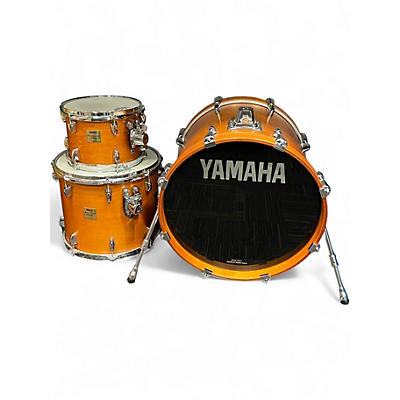 Used Yamaha 3 Piece Maple Custom Absolute Vintage Natural Drum Kit