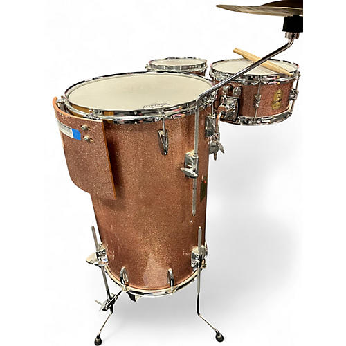 Used Yamaha 3 Piece STEVE JORDAN COCKTAIL KIT CHAMPAGNE GOLD Drum Kit CHAMPAGNE GOLD