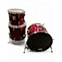 Used Yamaha 3 Piece Stage 5000 Vintage  Metallic Red Drum Kit Metallic Red