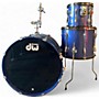 Used Yamaha Used Yamaha 3 Piece Stage Custom Advantage 3pc Blue Drum Kit Blue