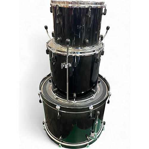 Used Yamaha 3 Piece Stage Custom Advantage Nouveau Burgandy Drum Kit Burgandy