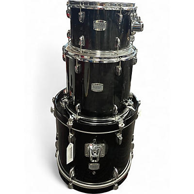 Used Yamaha 3 Piece Stage Custom Black Drum Kit