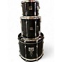 Used Yamaha 3 Piece Stage Custom Black Drum Kit Black