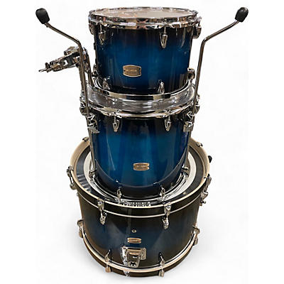 Yamaha Used Yamaha 3 Piece Stage Custom Blue to Black Fade Drum Kit