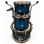 Used Yamaha Used Yamaha 3 Piece Stage Custom Blue to Black Fade Drum Kit Blue to Black Fade