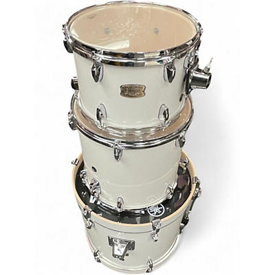 Used Yamaha 3 Piece Stage Custom Bop Kit Alpine White Drum Kit