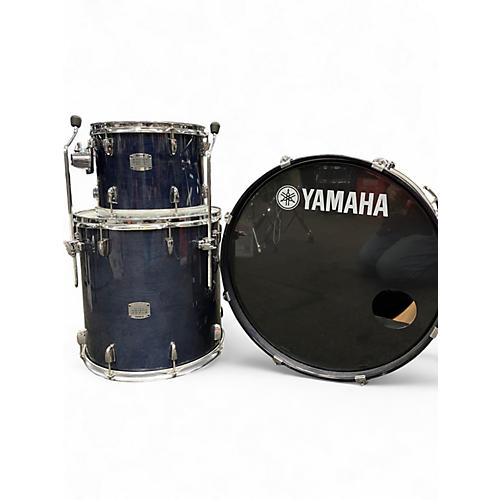 Used Yamaha 3 Piece Stage Custom Midnight Blue Drum Kit Midnight Blue