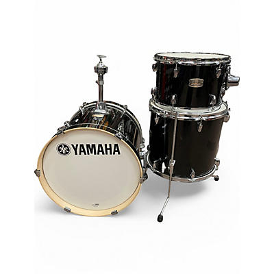 Used Yamaha 3 Piece Stage Custom RAVEN BLACK Drum Kit