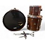 Used Yamaha 3 Piece Stage Custom Tobacco Drum Kit Tobacco