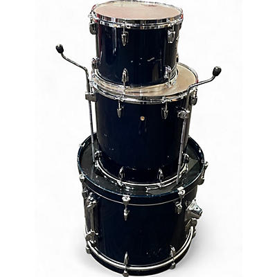 Used Yamaha 3 Piece Tour Custom Dark Blue Drum Kit