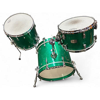 Used Yamaha 3 Piece absolute hybrid Hybrid Maple Sparkle Drum Kit