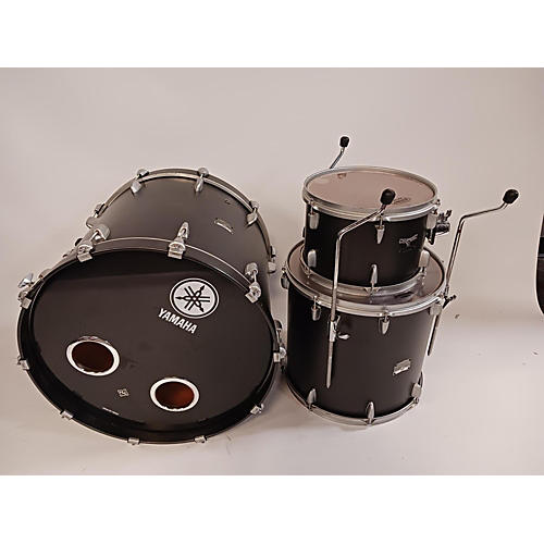 Yamaha Used Yamaha 3 piece Rock Tour Satin Black Drum Kit Satin Black