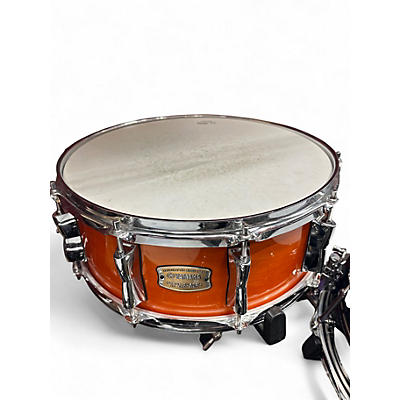 Used Yamaha 3.5X13 Stage Custom Snare Orange Drum