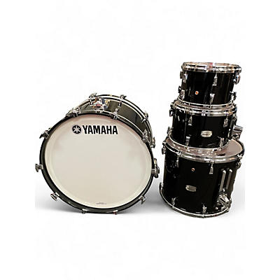 Used Yamaha 4 Piece 4 Piece Absolute Hybrid Maple Piano Black Drum Kit