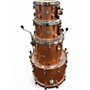 Used Yamaha 4 Piece ABSOLUTE HYBRID MAPLE Pink Champagne Sparkle Drum Kit Pink Champagne Sparkle