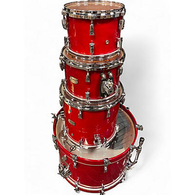 Used Yamaha 4 Piece ABSOLUTE MAPLE HYBRID Red Drum Kit
