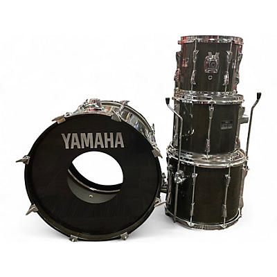 Used Yamaha 4 Piece Club Custom Black Shadow Drum Kit