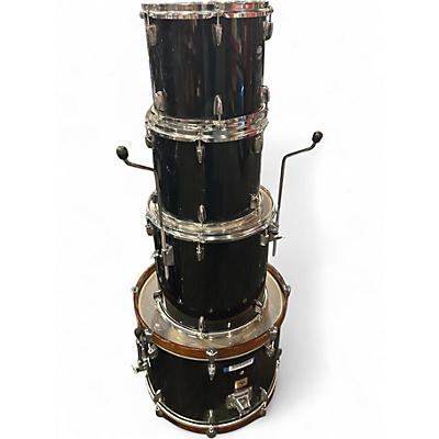 Used Yamaha 4 Piece DP Black Drum Kit