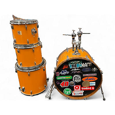 Yamaha Used Yamaha 4 Piece DP SERIES Orange Drum Kit